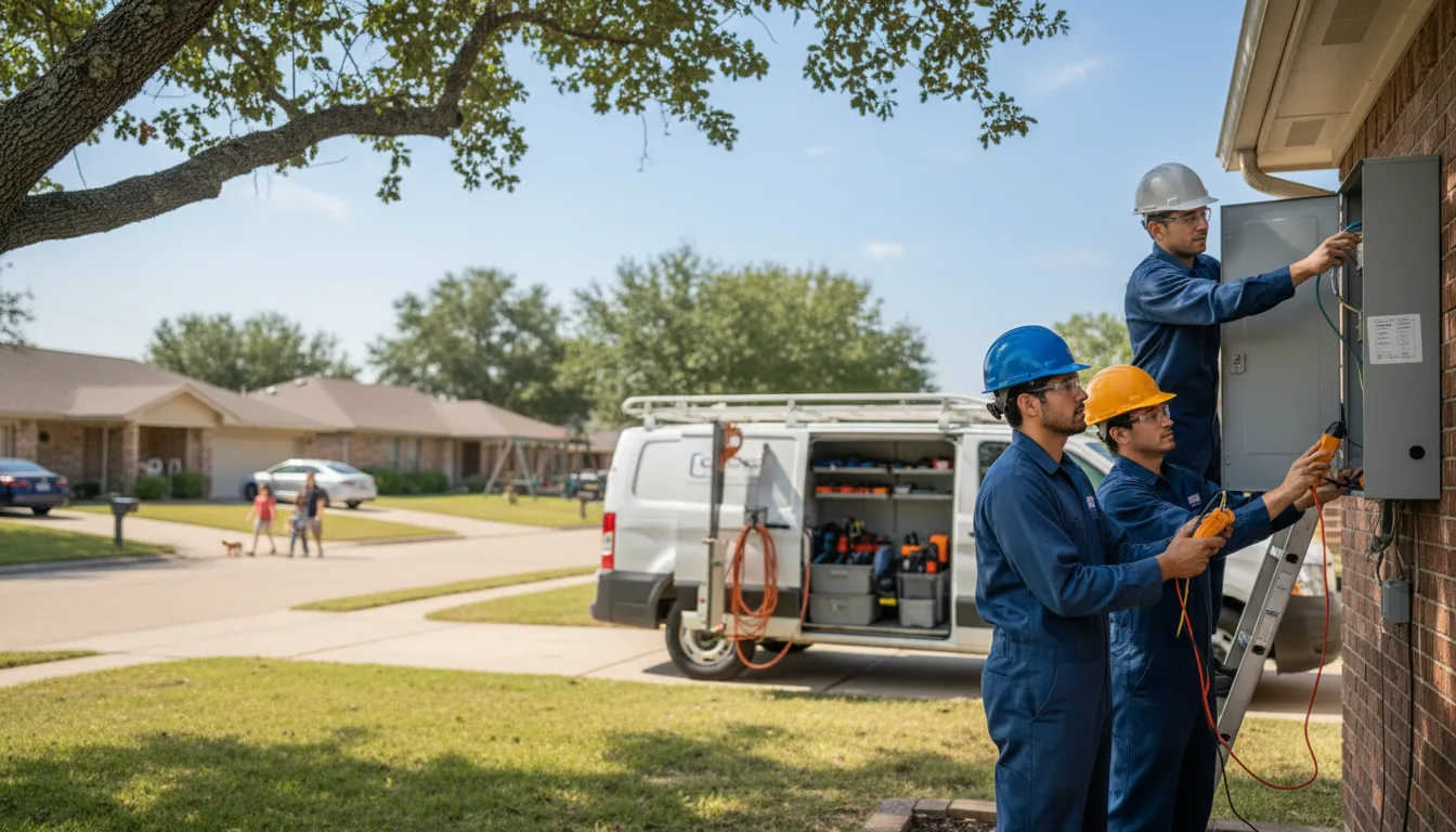 Certified electrician providing emergency electrical services in Midland, VA